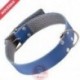 COLLAR CUERO FORRO 55 AZUL