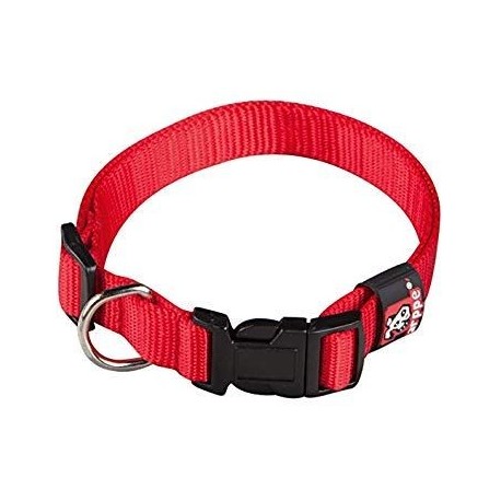 COLLAR NYLON 10 ROJO