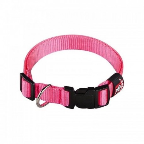 COLLAR NYLON 25 ROSA