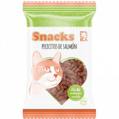 SNACK GATOS SALMON 60g.