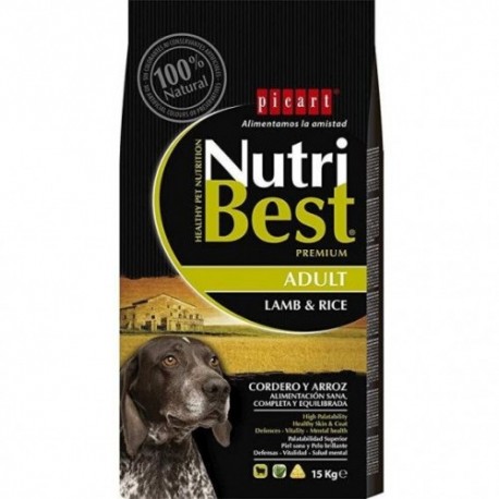 NUTRIBEST ADULTO CORDERO 3KG