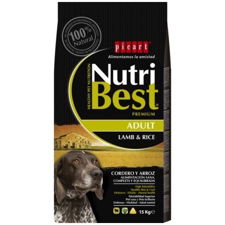 NUTRIBEST ADULTO CORDERO 15KG