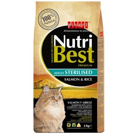 NUTRIBEST GATO STERILISED 8KG.