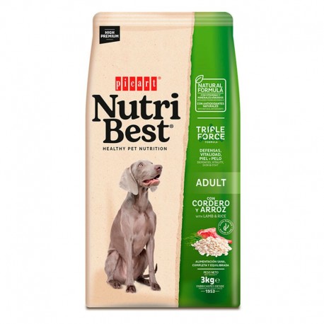 NUTRIBEST ADULTO CORDERO 15KG