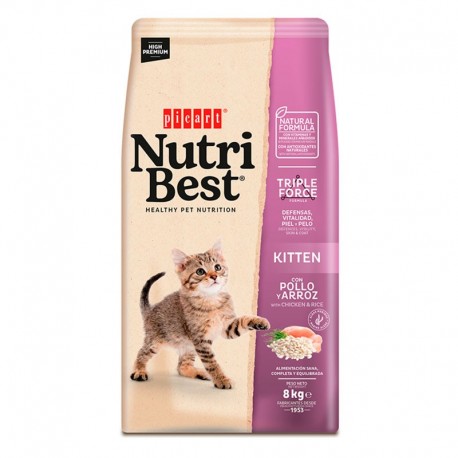 NUTRIBEST GATO KITTEN 8kg.