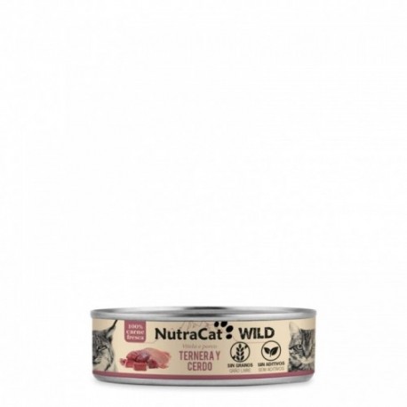 NUTRACAT TERNERA Y CERDO 80g