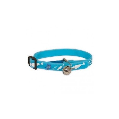 COLLAR GATO PVC AZUL