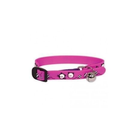 COLLAR GATO PVC ROSA