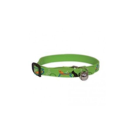 COLLAR GATO PVC VERDE