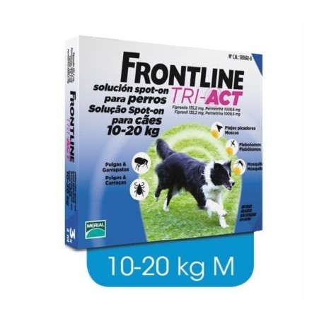 PIPETA FRONTLINE TRI-ACT 10-20KG (1p)