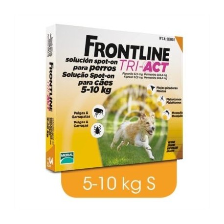 PIPETA FRONTLINE TRI-ACT 5-10KG (1p)