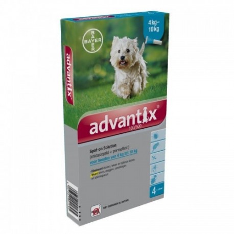 PIPETA ADVANTIX 4-10 KG 1ml. (1u)