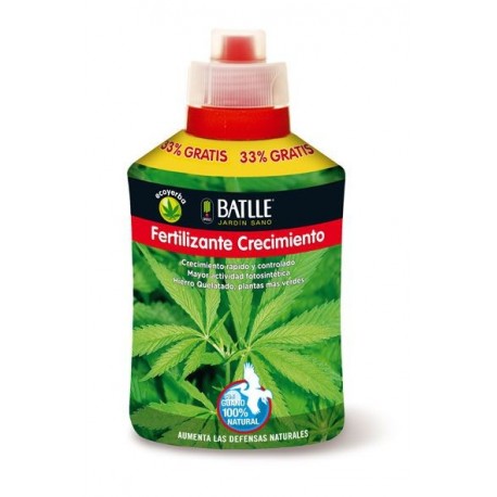 FERTILIZANTE Ecoyerba crecimiento 400ml.